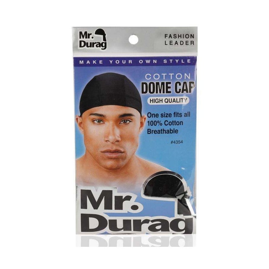 Annie International, Inc. - Mr. Durag Cotton Dome Cap Black