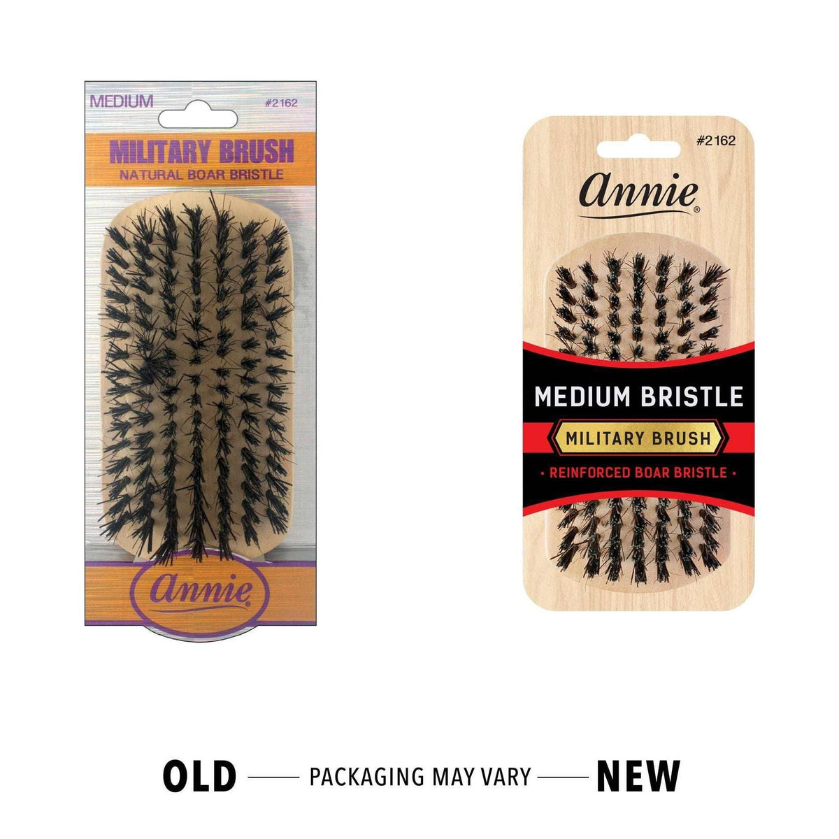 Annie International, Inc. - Annie Medium Military Brush Boar Bristle