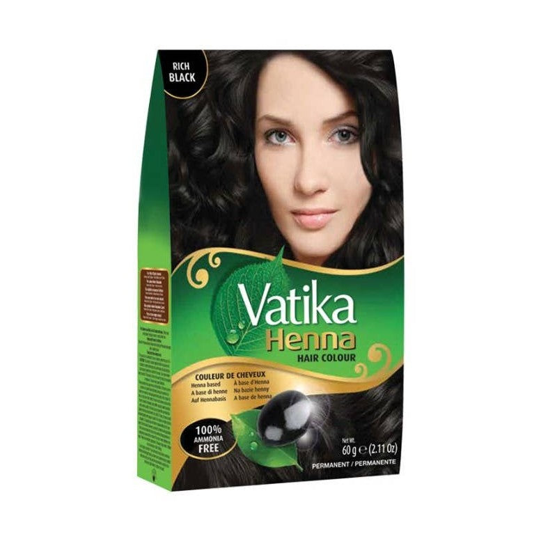 Ancientveda - Vatika Henna Hair Color Natural Black (60 gms)