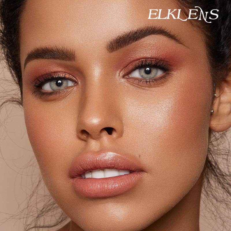 ELKLENS Mulberry-Grey Colored Contact Lenses