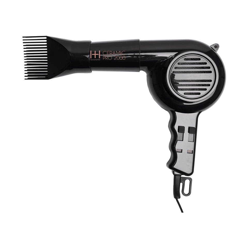 Hot & Hotter Ceramic Pro-2000 Dryer Black