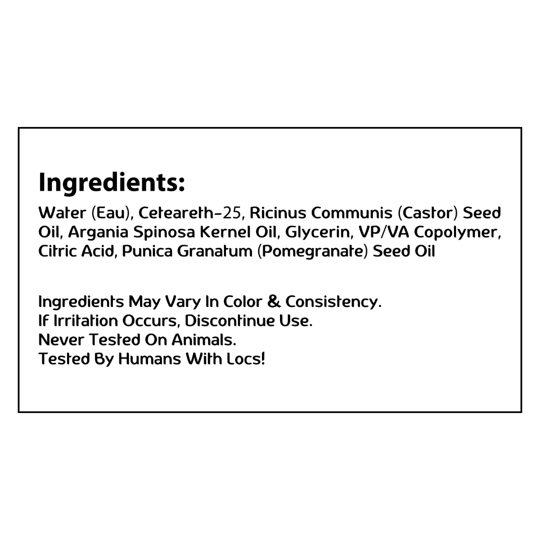 Made For Locs - Locs, Braids & Retwisting Firm Hold Gel | 4 oz: Pomegranate