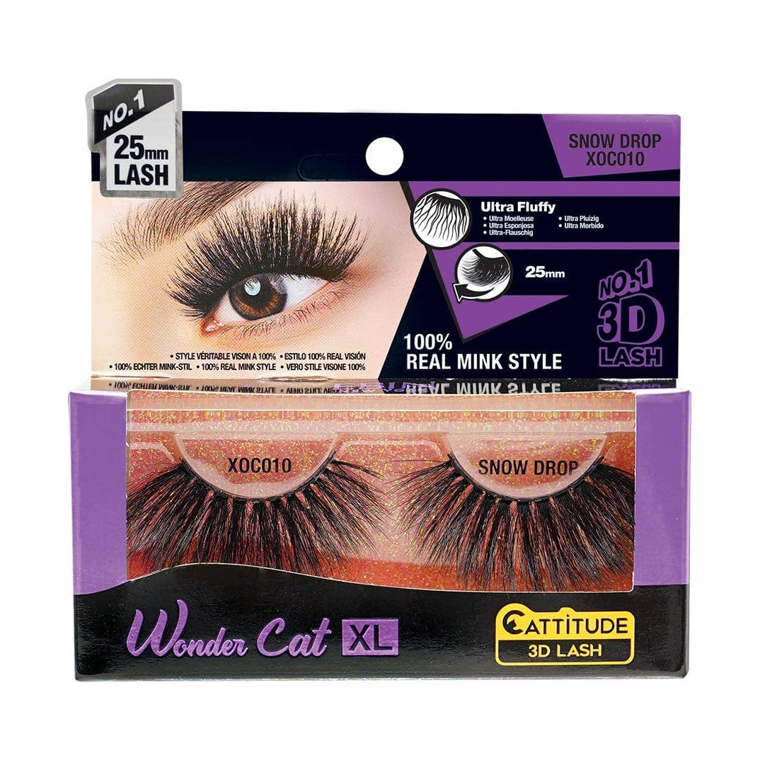 EBIN NEW YORK - Snow Drop - Wonder Cat XL 25mm 3D Faux Mink Lashes