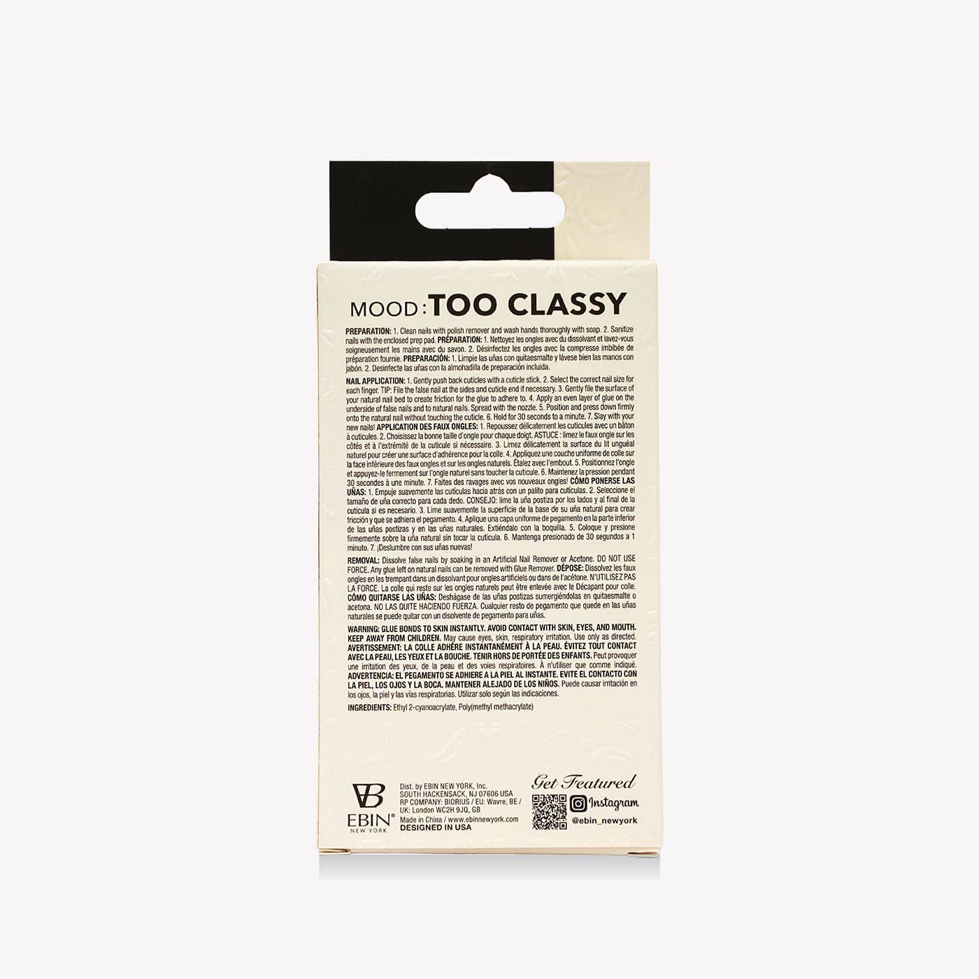 EBIN NEW YORK - Mood: Too Classy - Be Careful