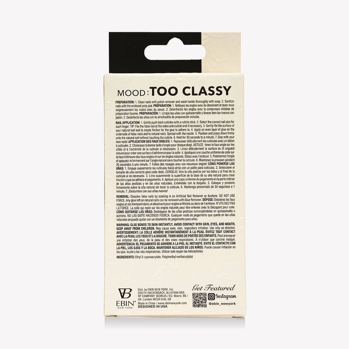 EBIN NEW YORK - Mood: Too Classy - Be Careful