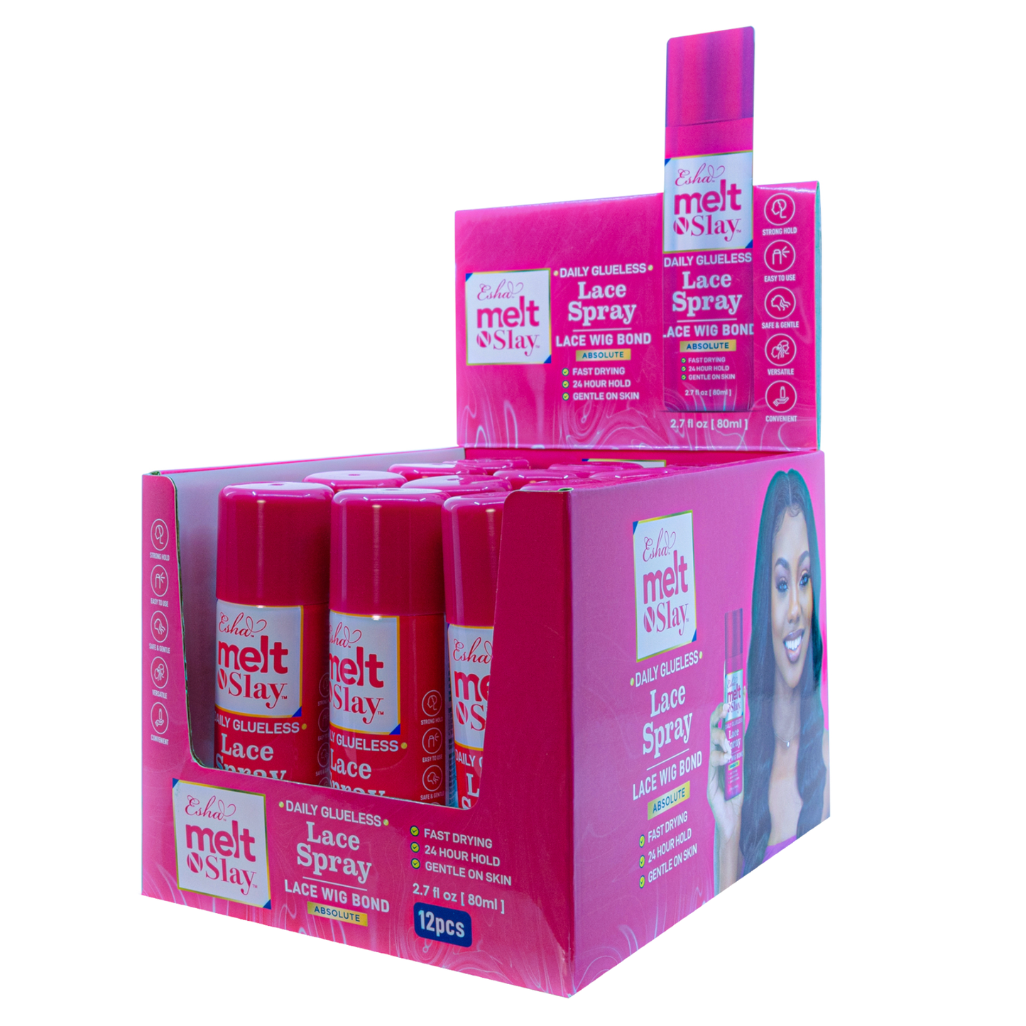 Esha Girl - Esha Melt N Slay Glueless Lace Spray: 220ML