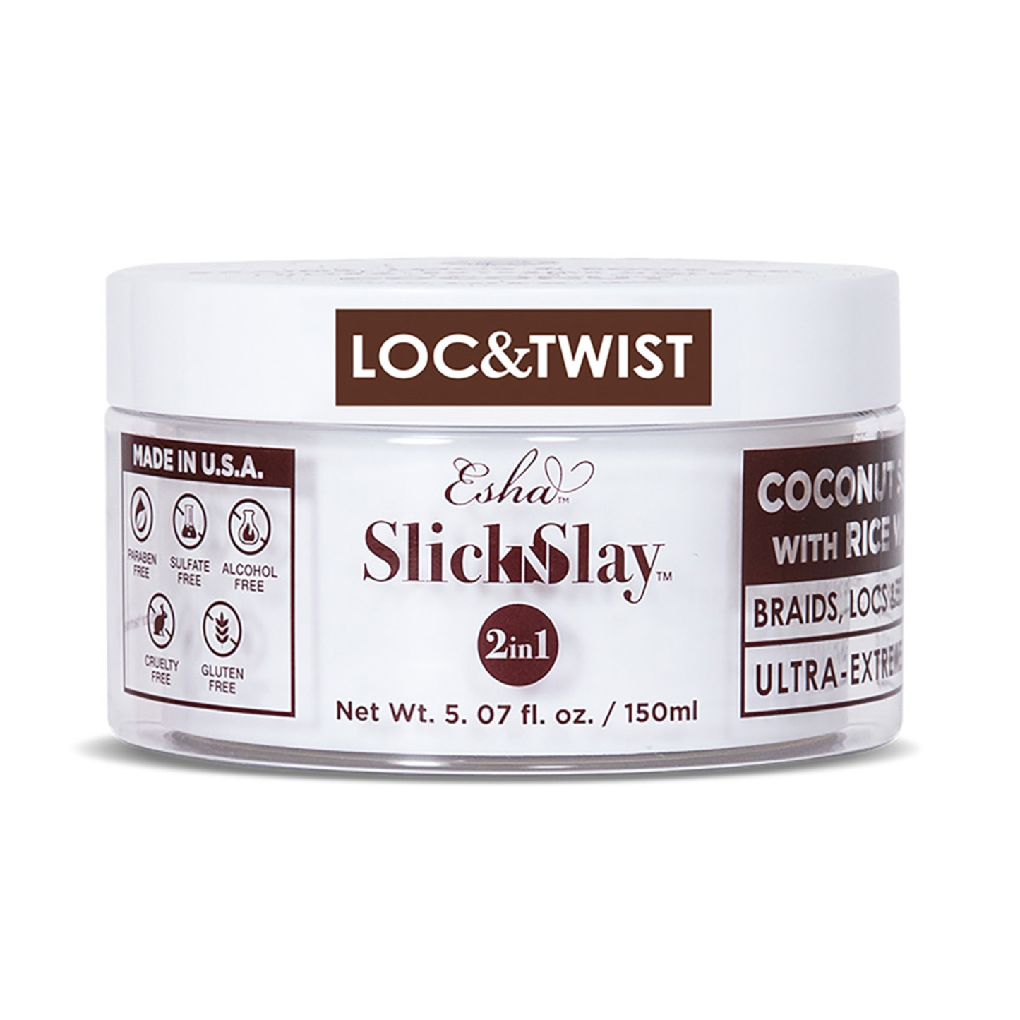 Esha Girl - Slick N Slay Braid & Edge Hair Styling Gel: Peach & Biotin / 150ML