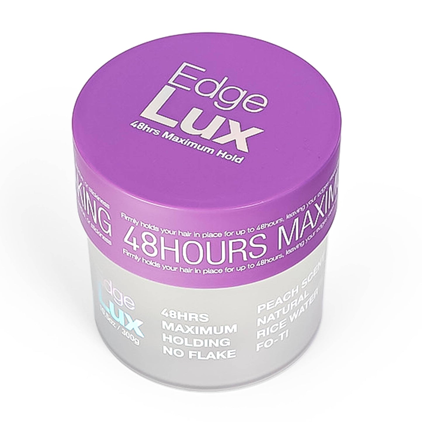 Lux Collection Edge Lux Edge Control Wax 48Hour Maximum Hold: Peach / 100g (12pc)