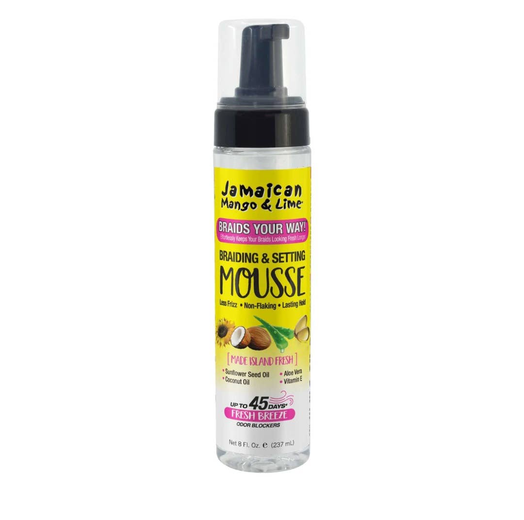 Majestic Wholesale - Jamaican Mango “Braids Your Way” Set Mousse – 8 oz
