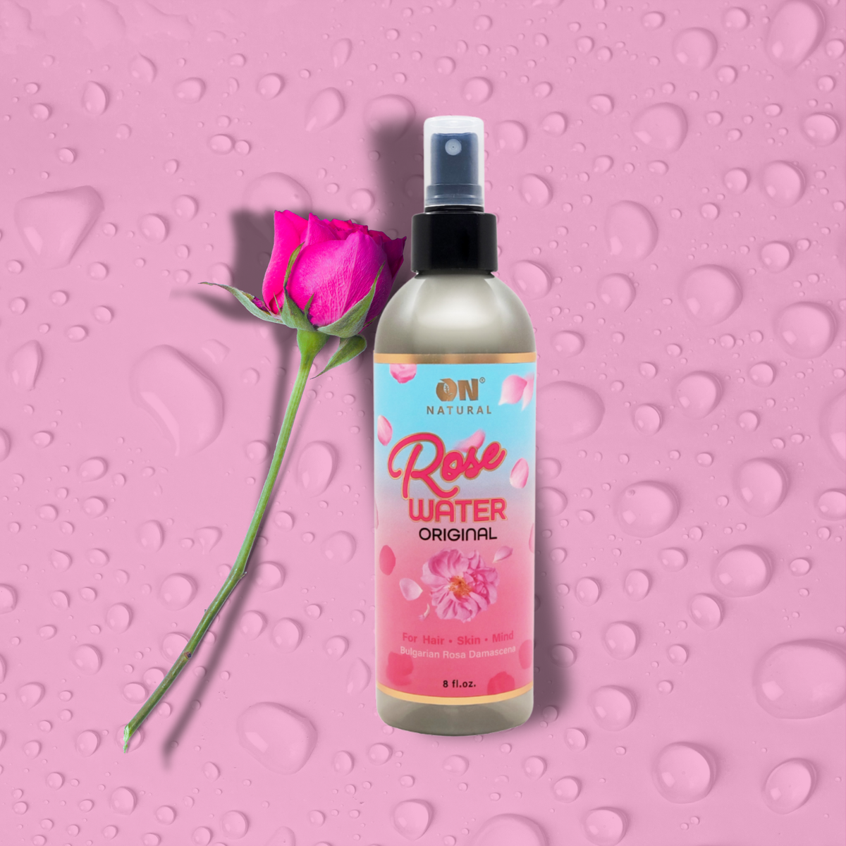 ON Natural USA - ON NATURAL - Rose Water Original 8oz: 8oz