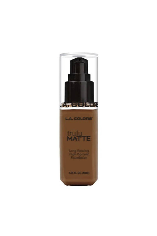 PINEAPPLE Beauty - LA Colors CLM364 Truly Matte Foundation Mahogany - 3pc