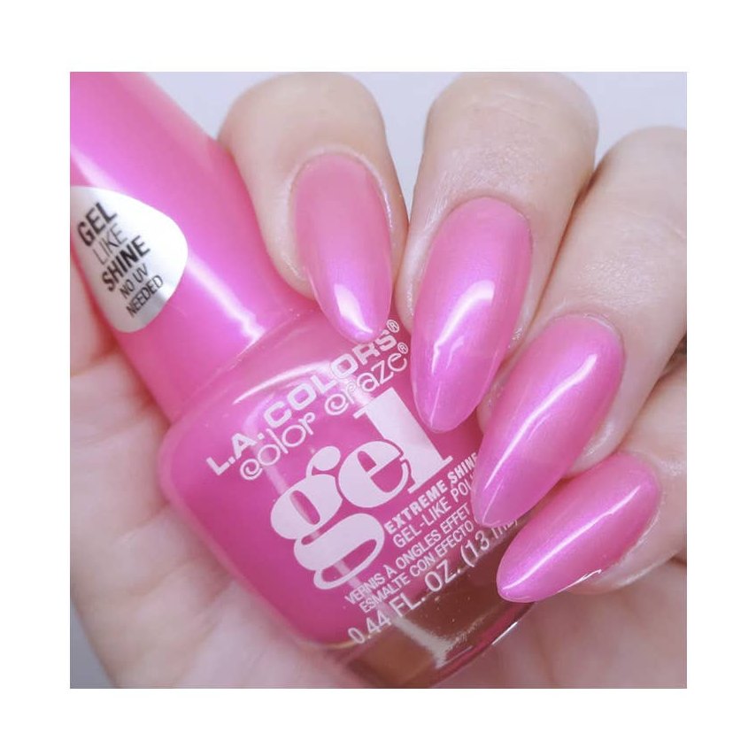 PINEAPPLE Beauty - LA Colors CNL646 Pink Pie Pink Please Nail Polish