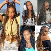 outre - mylk bulk - 6x - boho style bundles - 14''