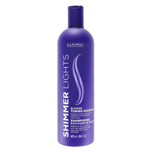 CLAIROL - shimmer-lights-blond toning shampoo - 16 fl oz