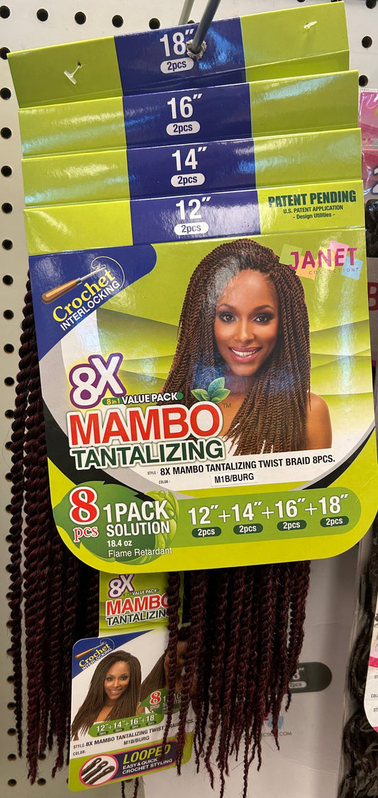 JANET CROCHET INTERLOCKING - 4 -in-1 MANBO TANTALIZING - SENEGALESE