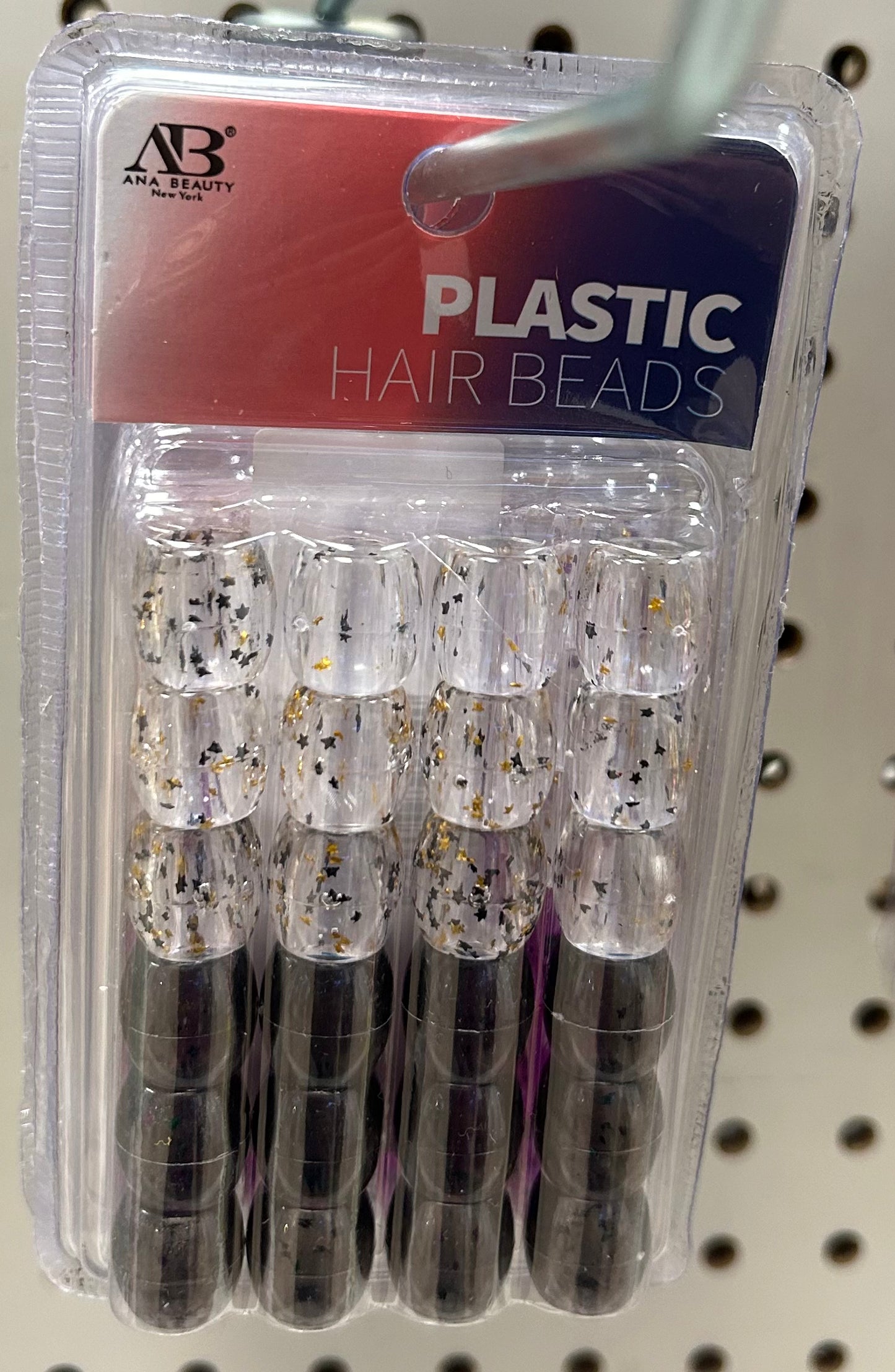 AB PLASTIC HAIR BEADS