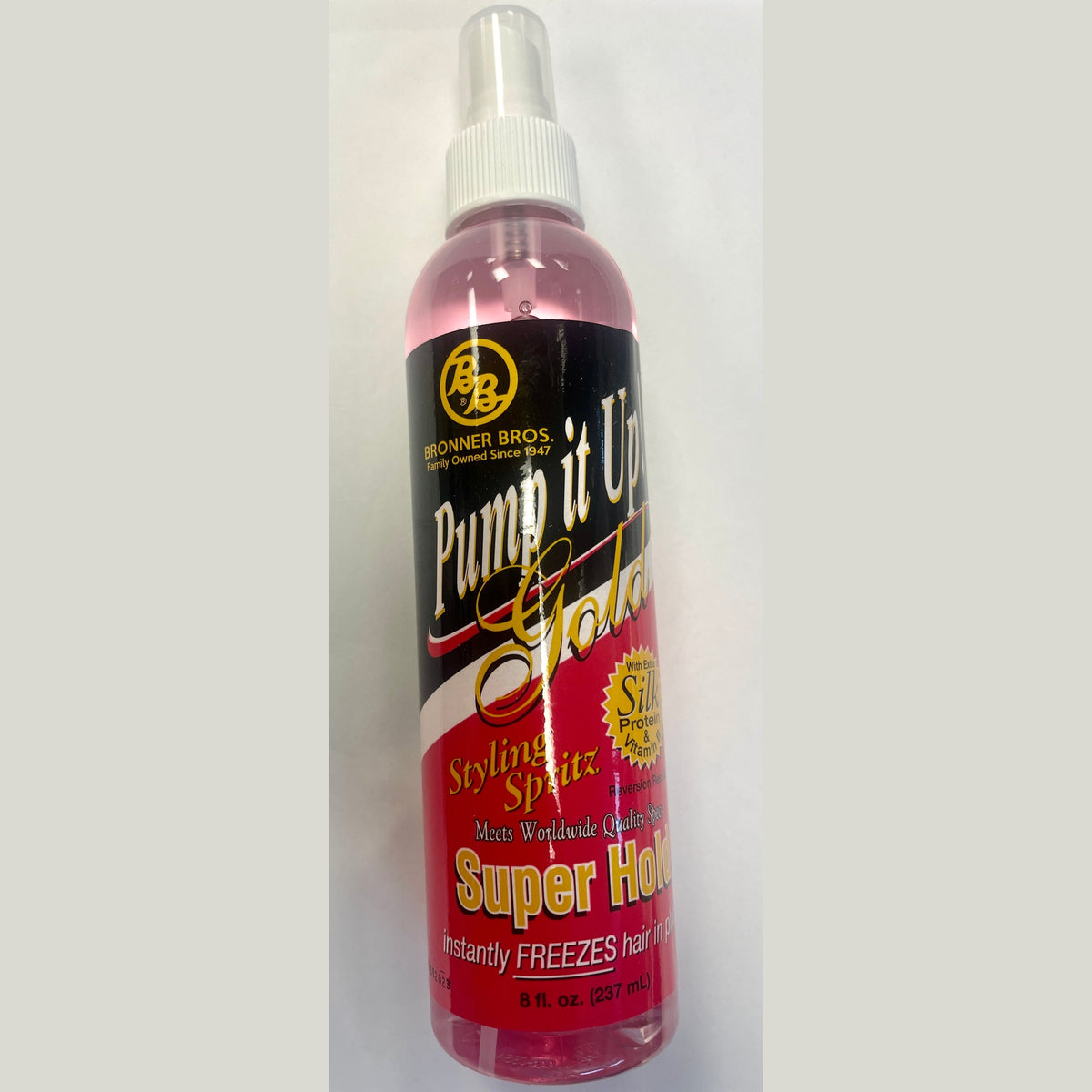 Pump It Up Gold Styling Spritz Super Hold