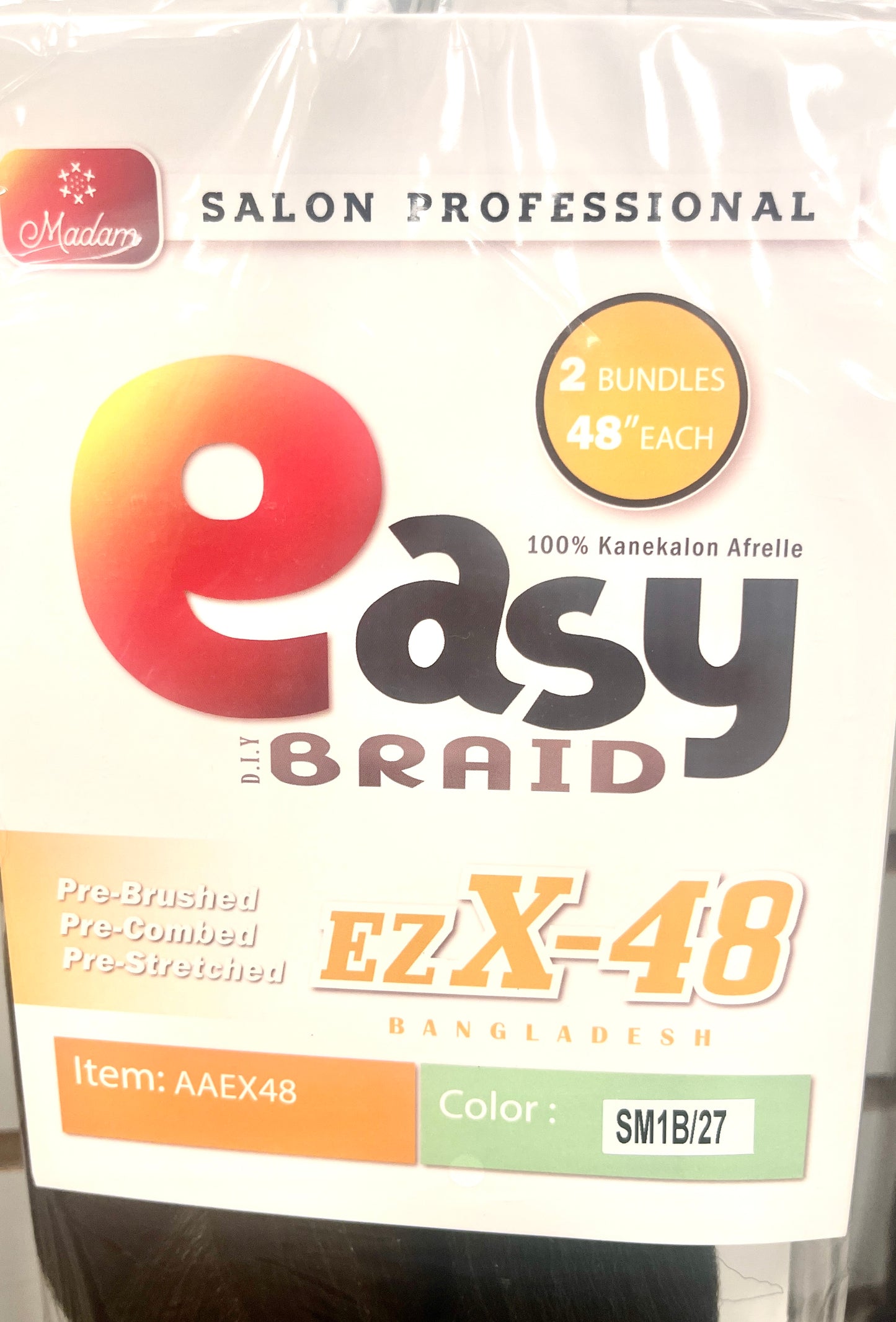 SB EZ-X PRE-STRETCHED BRAIDS 48''