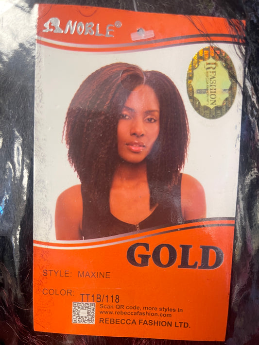 NOBLE - GOLD Maxine 100% Synthetic Hair