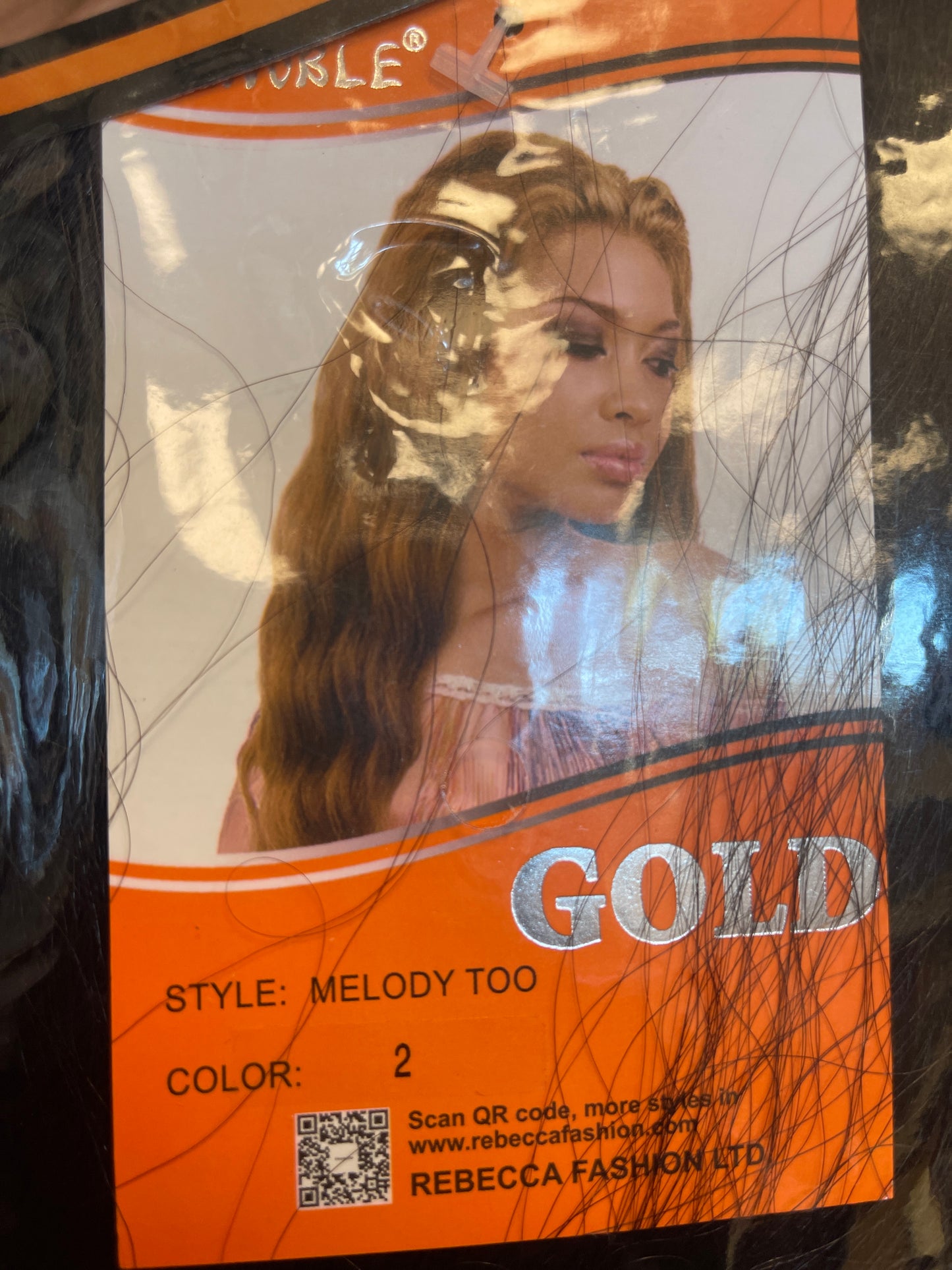 NOBLE - GOLD Maxine 100% Synthetic Hair