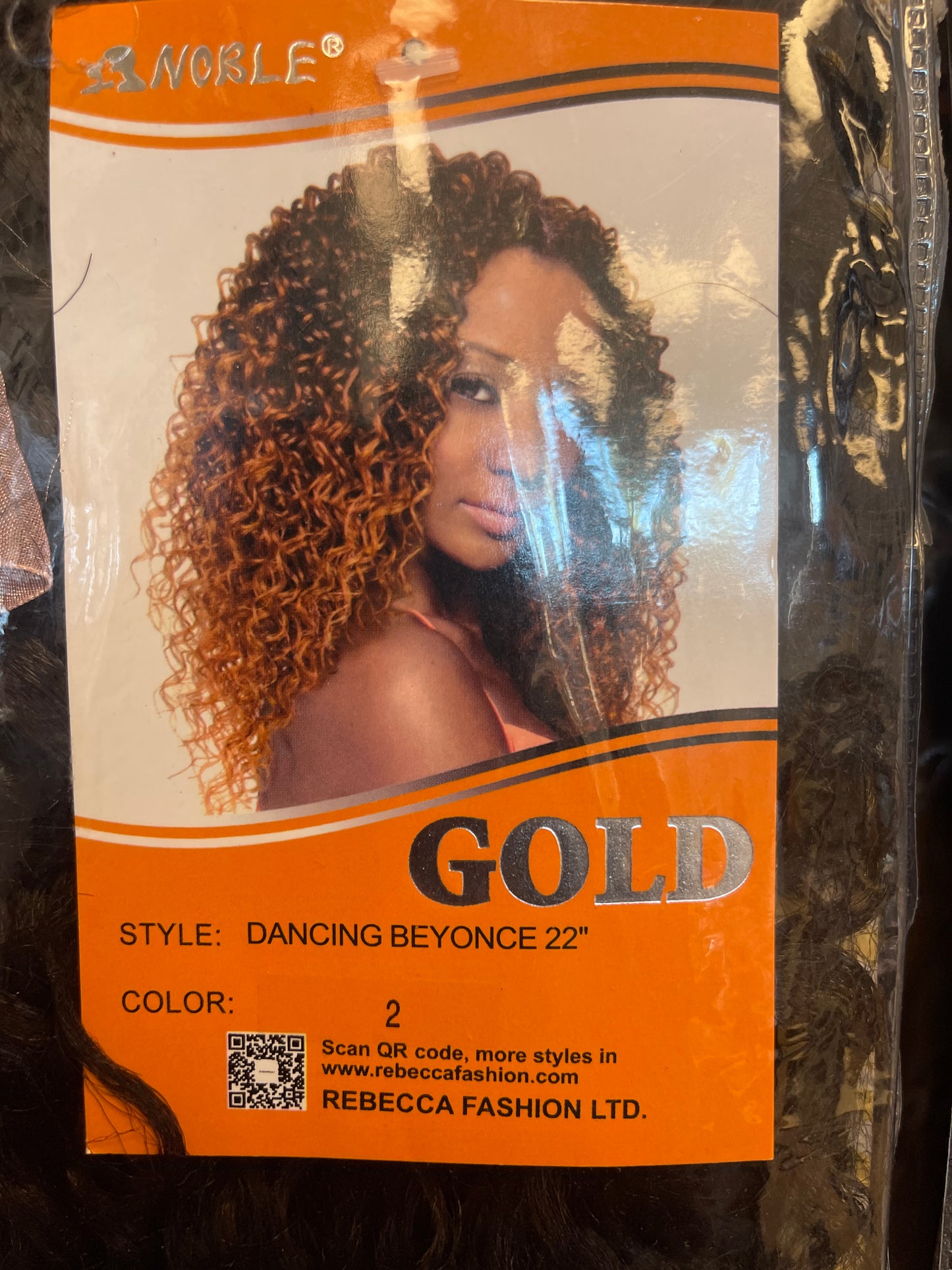 NOBLE - GOLD Maxine 100% Synthetic Hair