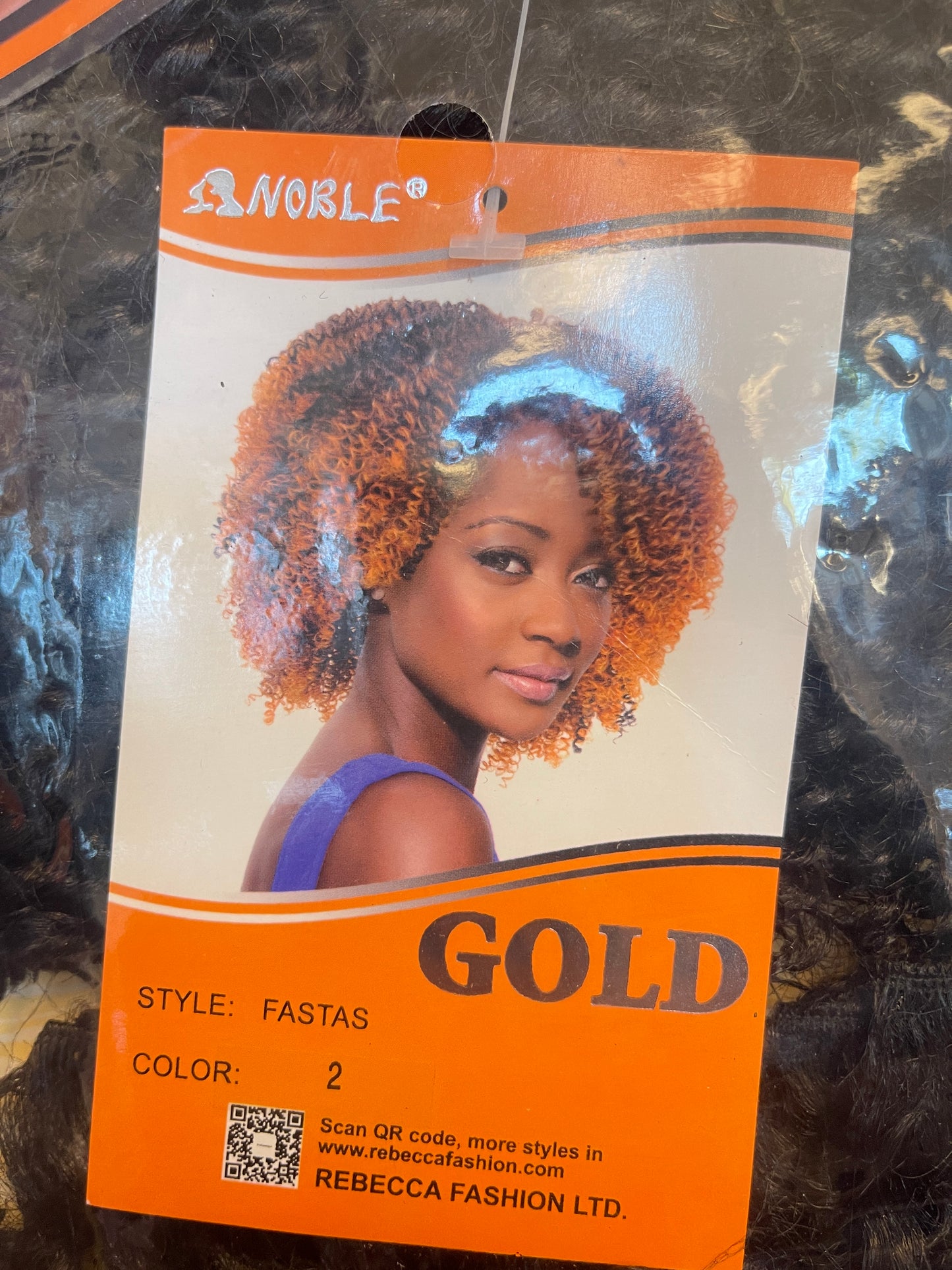 NOBLE - GOLD Maxine 100% Synthetic Hair