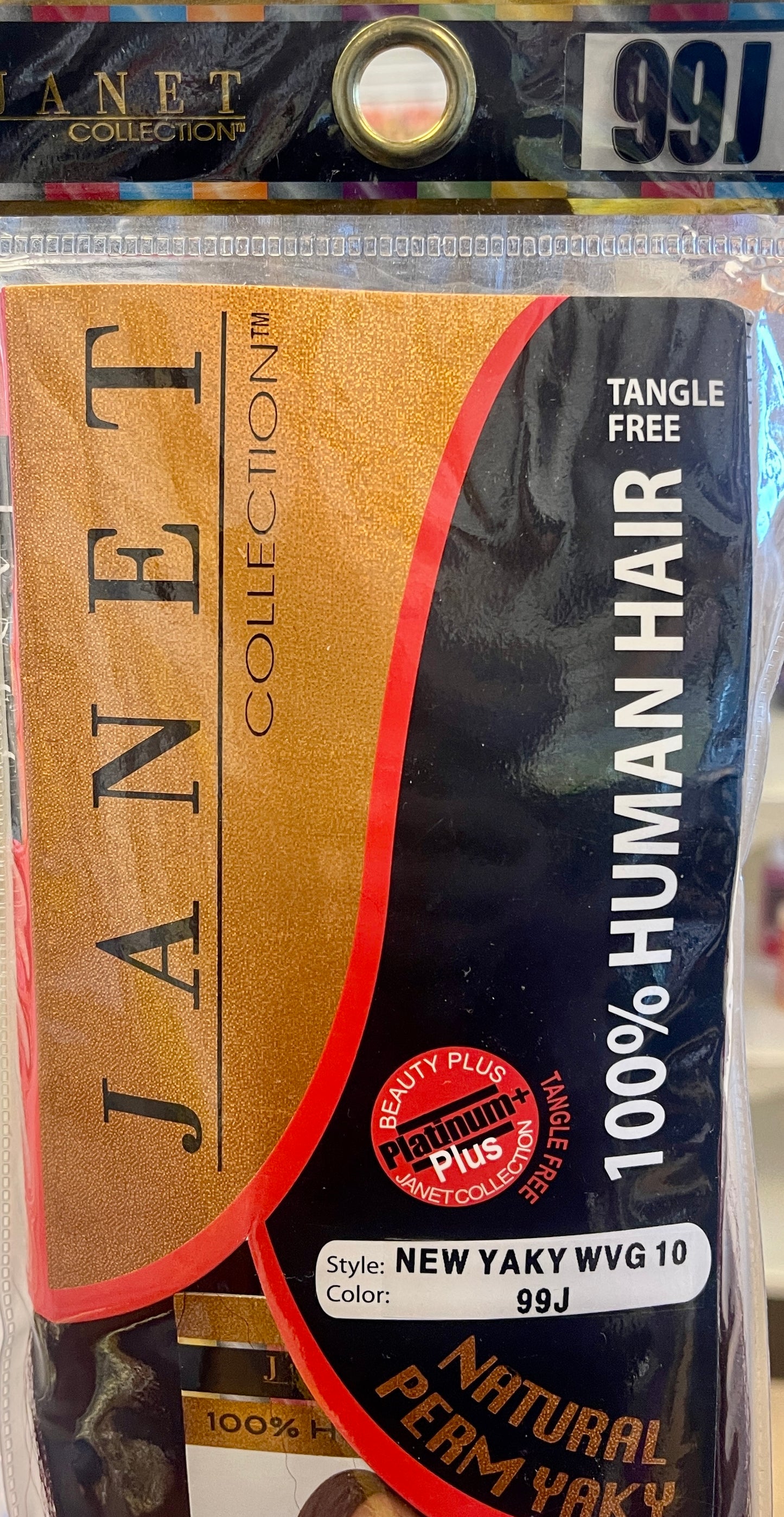 Janet New Yaky weave 100 Human Hair 10 inch 99Jb