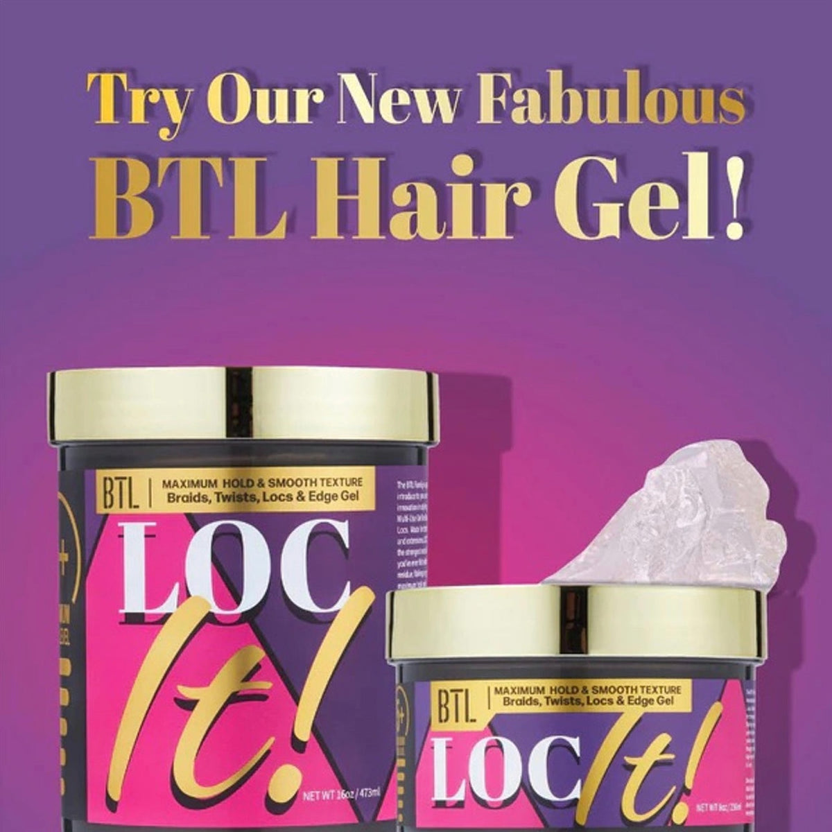 BTL - LOC HAIR GEL - 8 oz