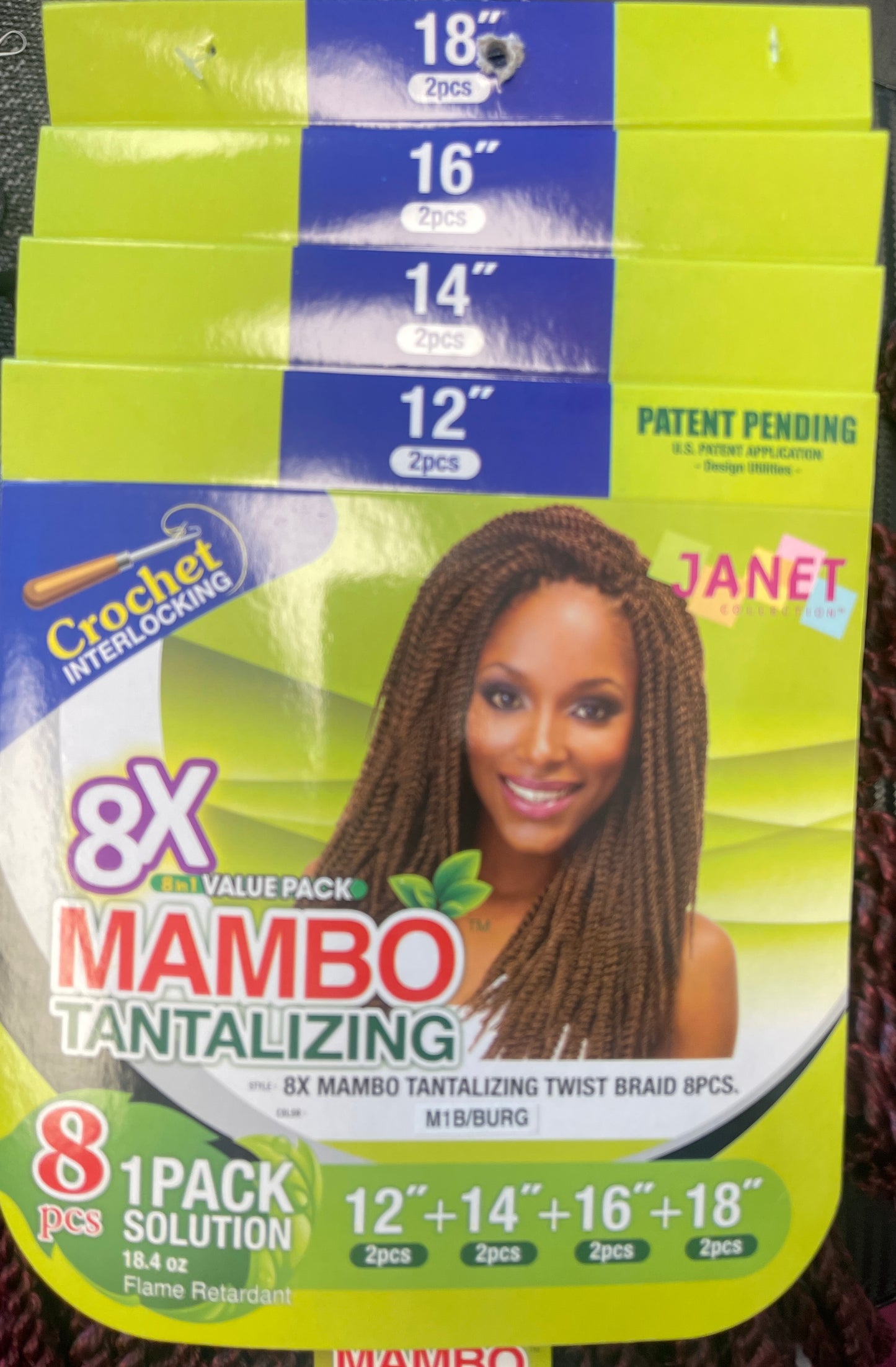 JANET CROCHET INTERLOCKING - 4 -in-1 MANBO TANTALIZING - SENEGALESE