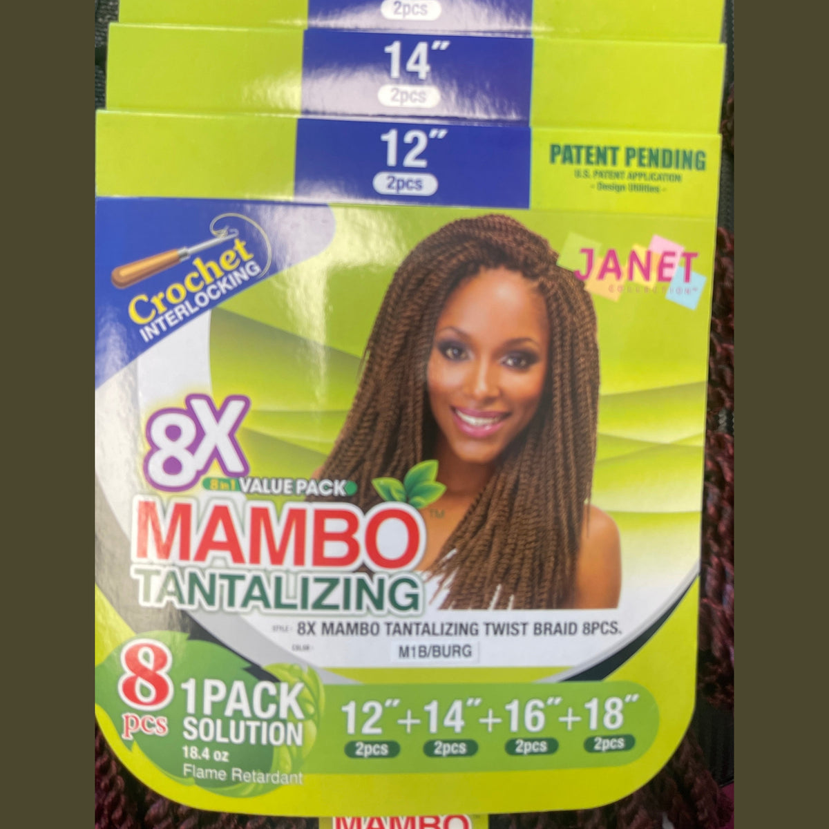 JANET CROCHET INTERLOCKING - 4 -in-1 MANBO TANTALIZING - SENEGALESE