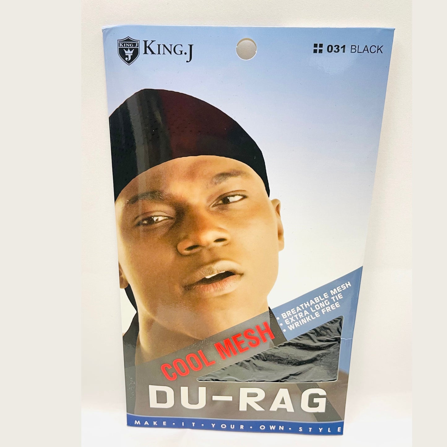 King J Cool Mesh Du Rag- 031 Black
