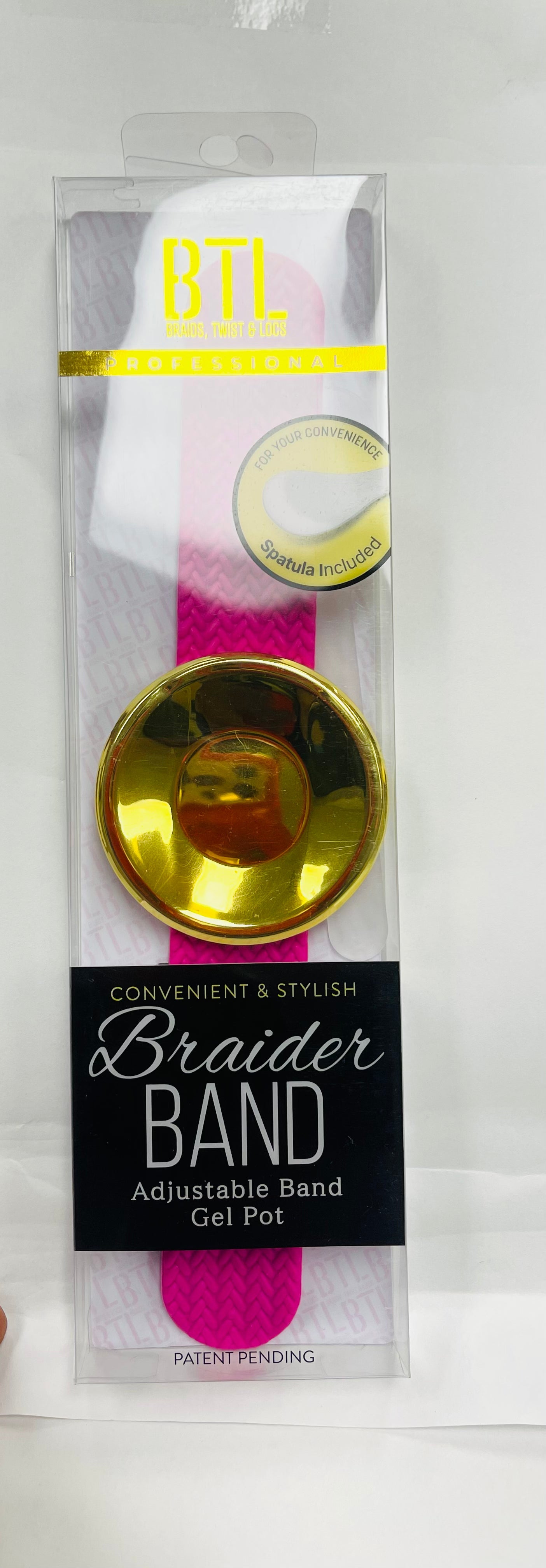 Pink BTL Adjustable Braider Band NAYAK BEAUTY SUPPLY