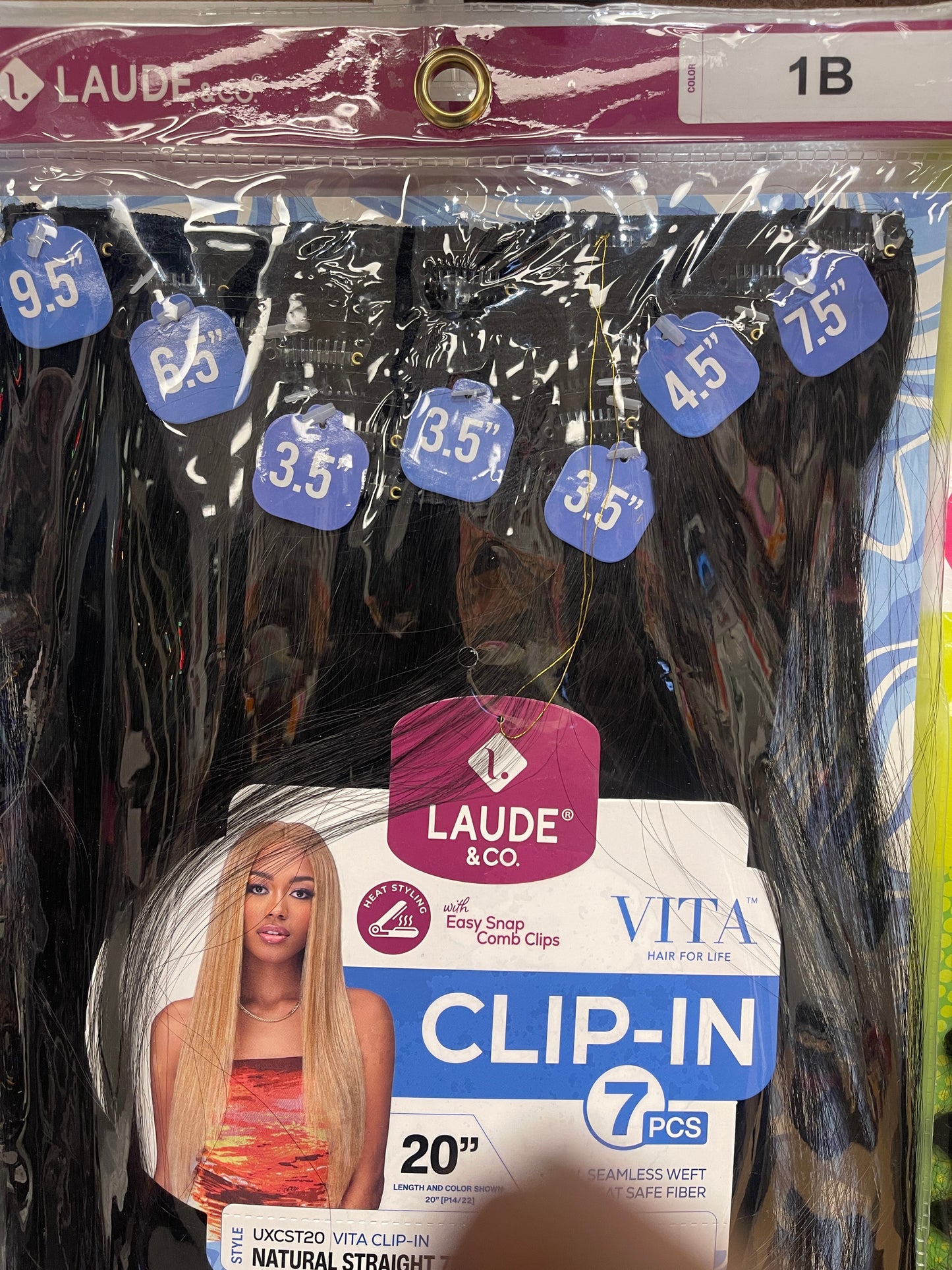 LAUDE & CO - CLIP-IN - 7 PCS - 20''
