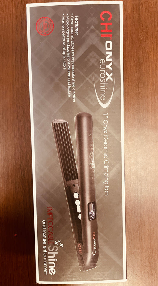 CHI ONYX - CERAMIC CRIMPING IRON-IMPECCABLE SHINE