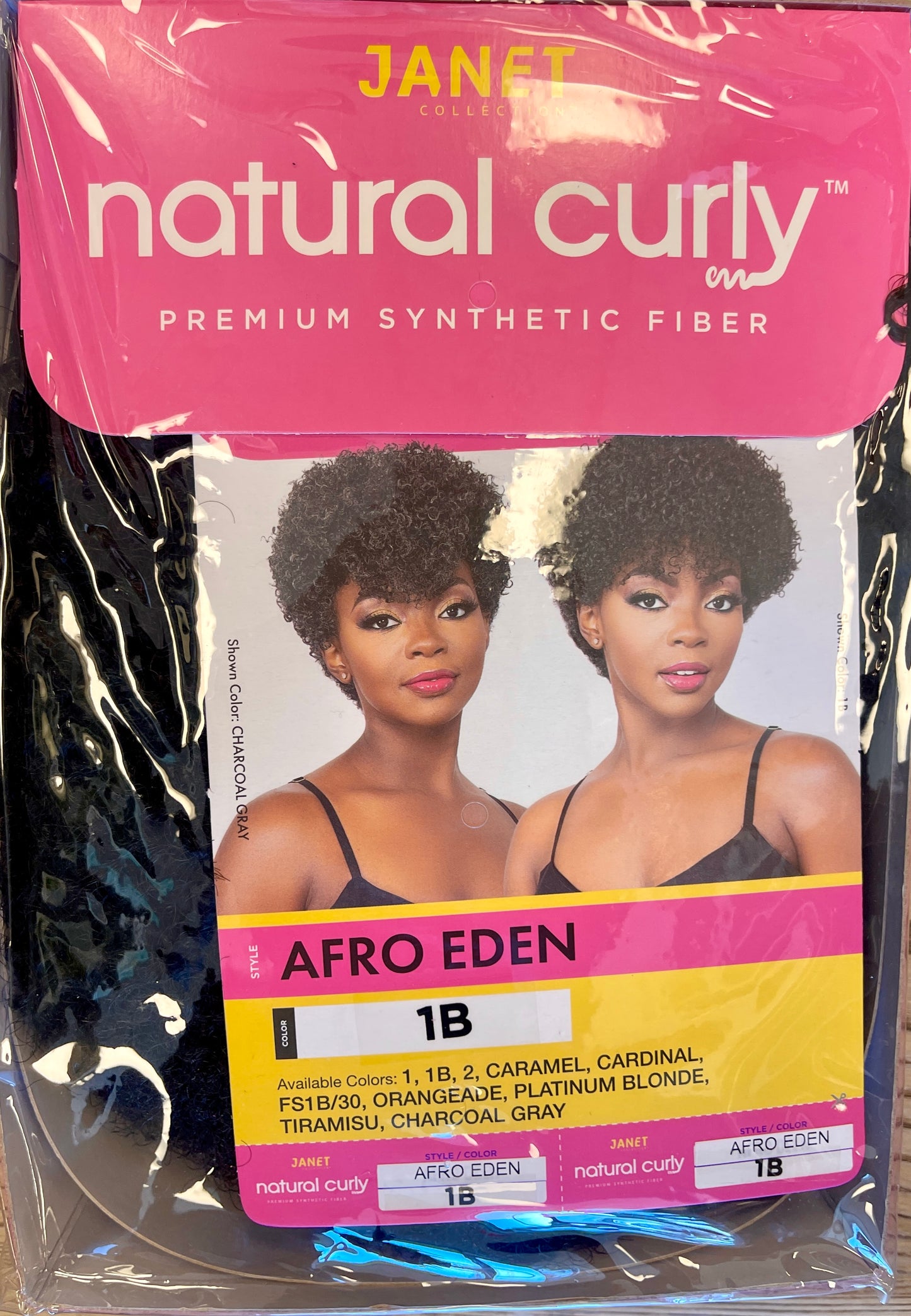 JANET-NATURAL CURLY-NATURAL AFRO EDEN-WIG