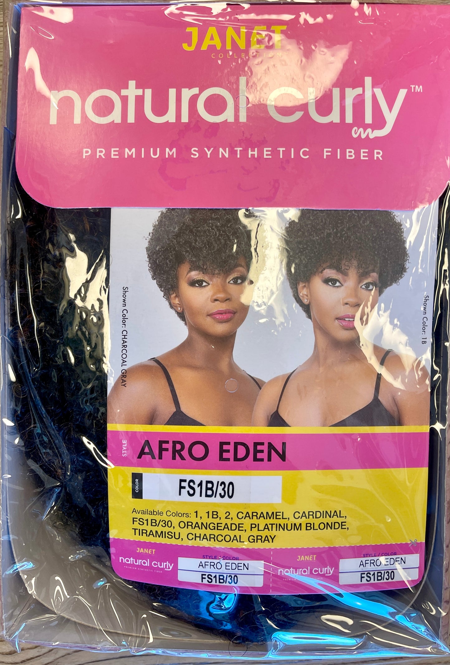 JANET-NATURAL CURLY-NATURAL AFRO EDEN-WIG