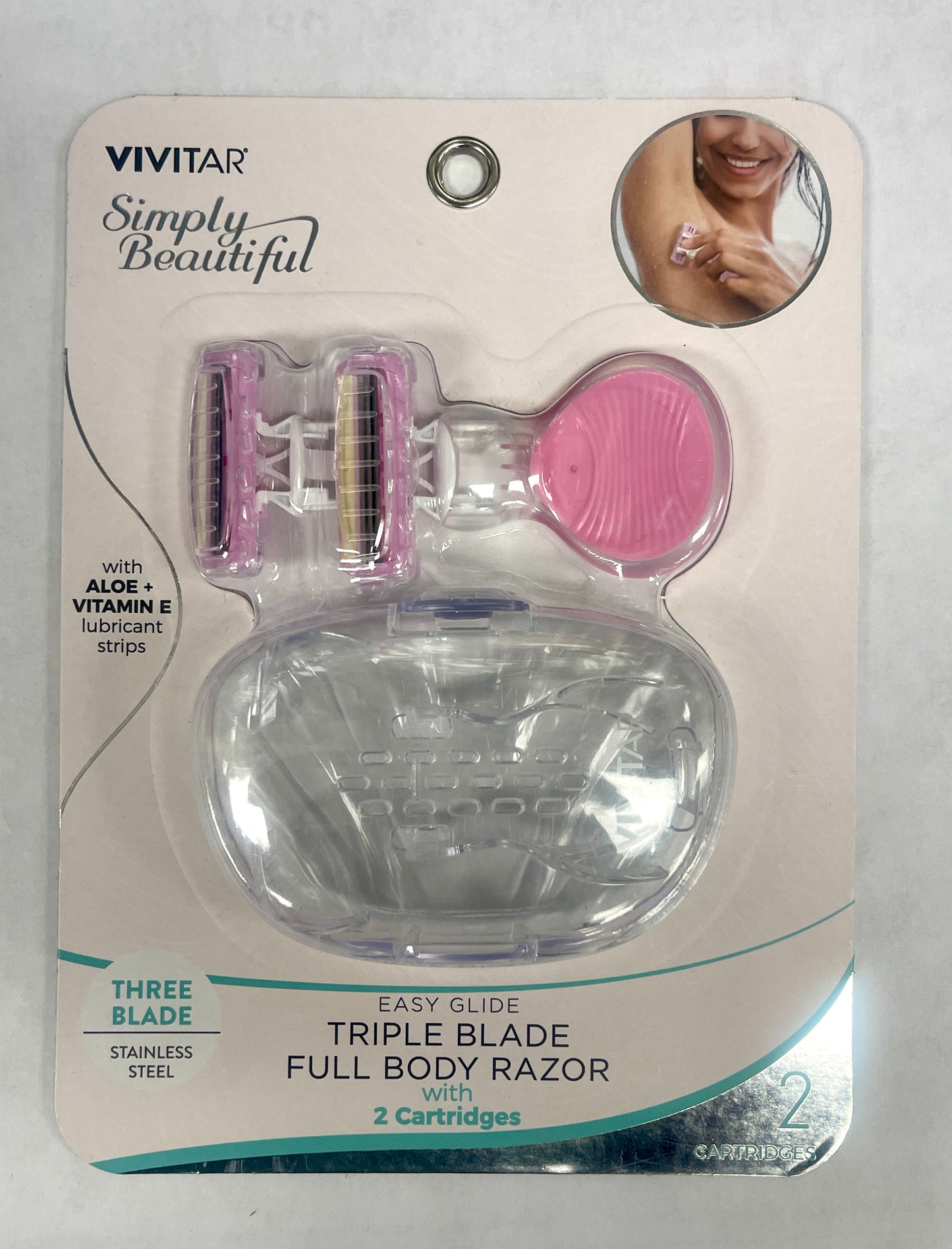 VIVITAR-Simply Beautiful-Triple blade full body razor