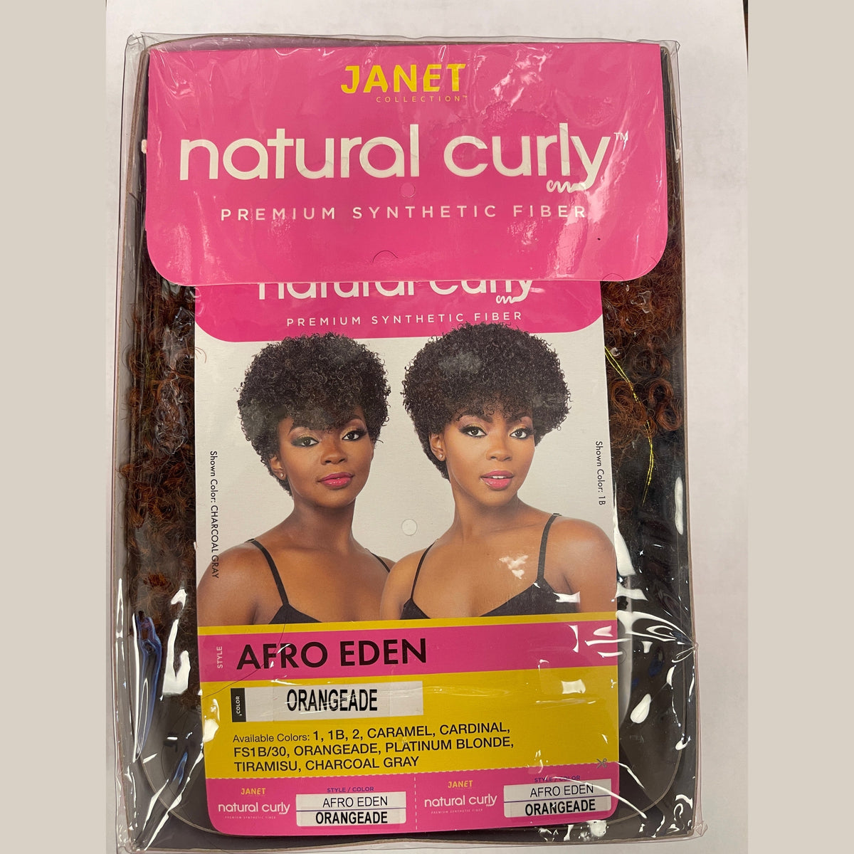 JANET-NATURAL CURLY-NATURAL AFRO EDEN-WIG