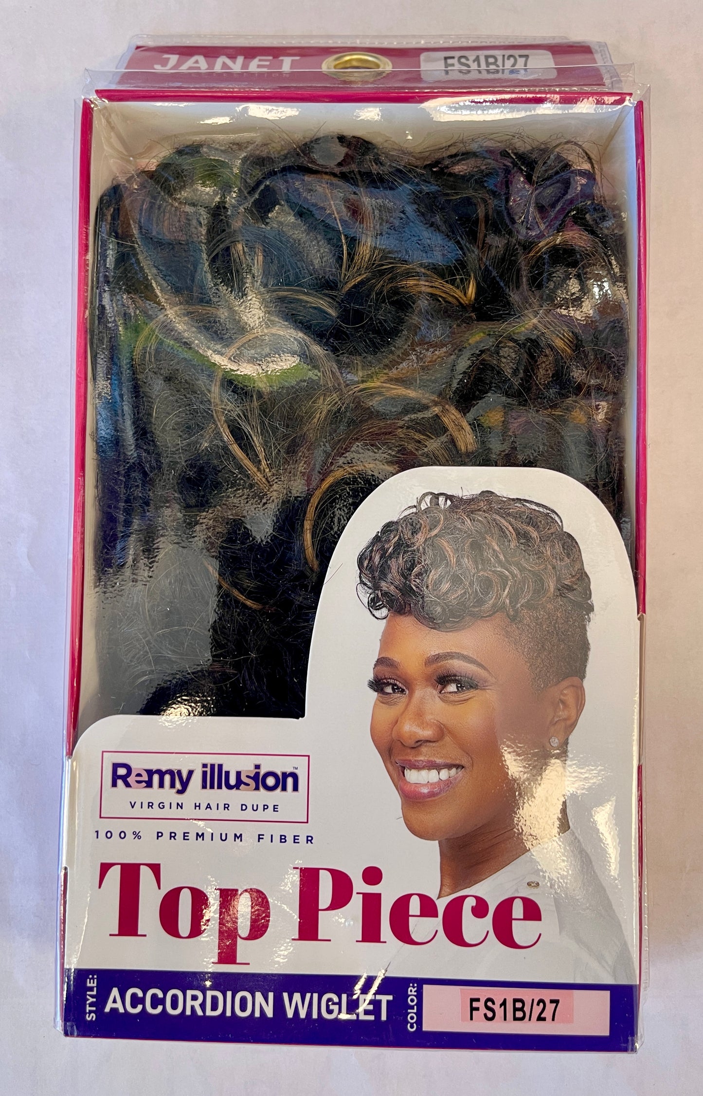 JANET-REMY-ILLUSION-TOP PIECE-ACCORDION WIGLET