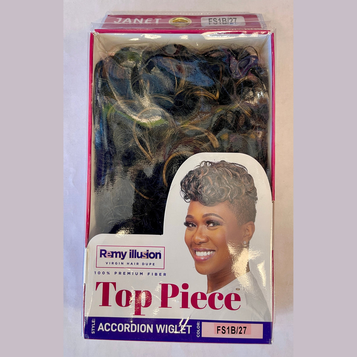 JANET-REMY-ILLUSION-TOP PIECE-ACCORDION WIGLET