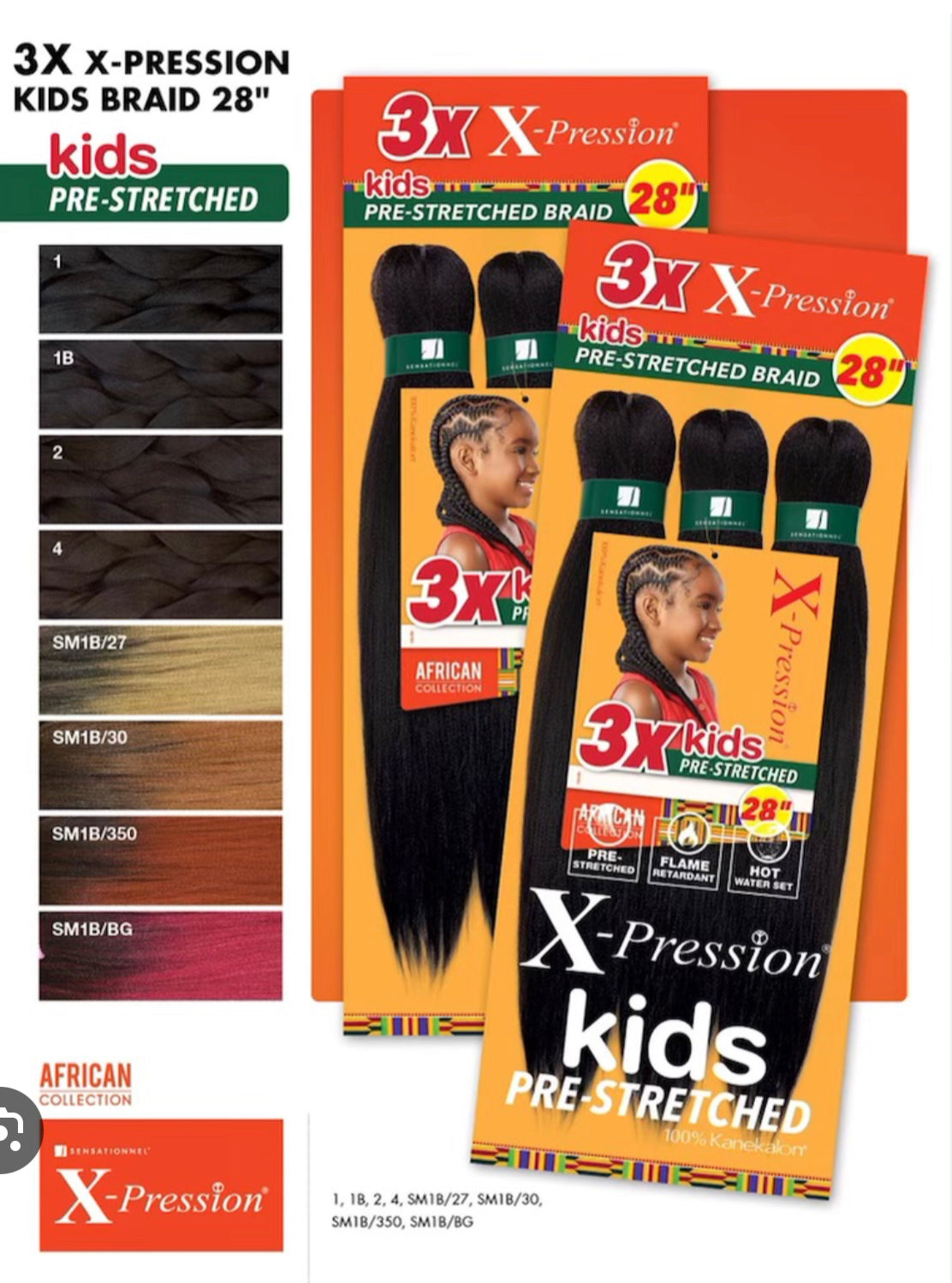 X-PRESSION PRE-STRETCHED BRAID