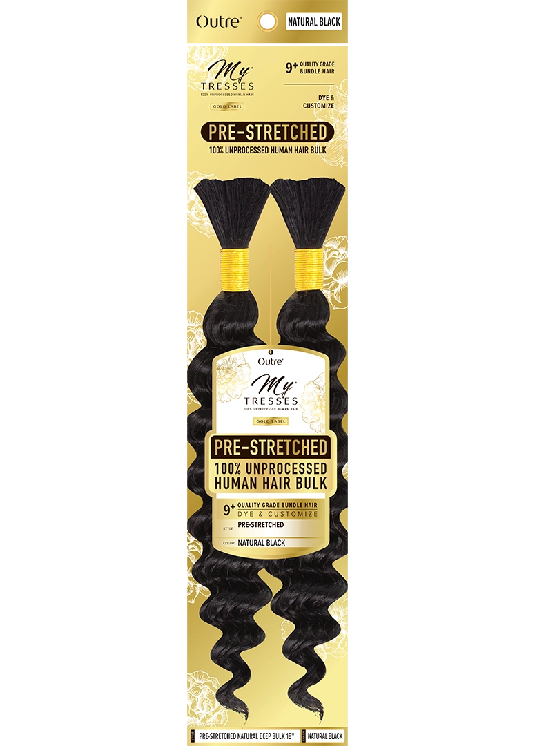 Outre my tresses - pre-stretched for boho style - bulk - 18''