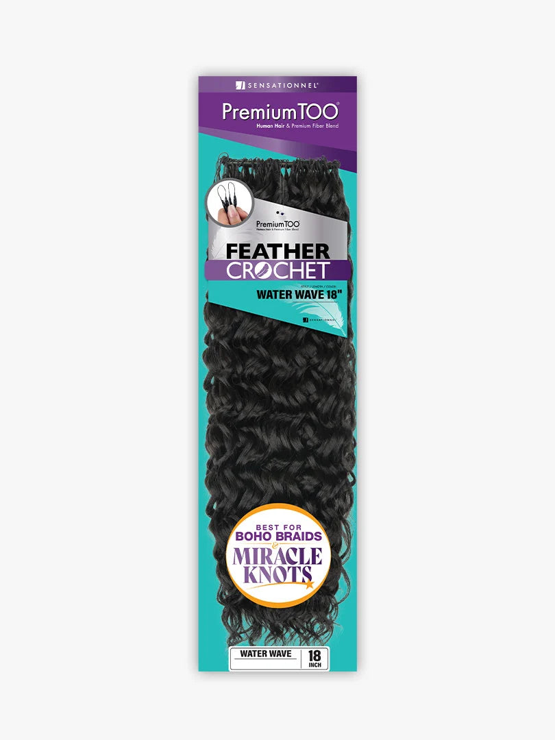 Premium Too - Feather Crochet - Water Wave - 18’’ - 1