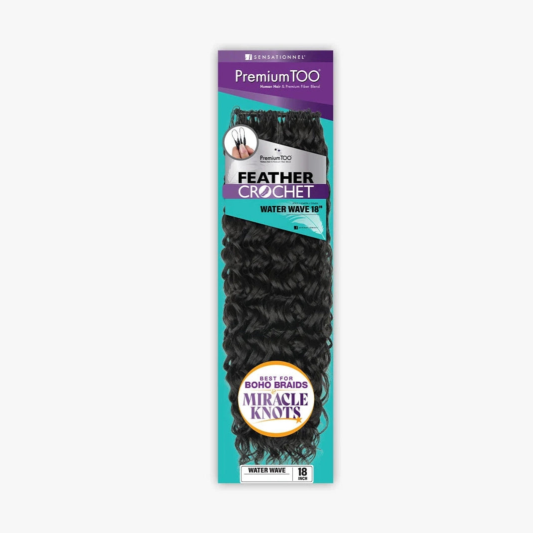 Premium Too - Feather Crochet - Water Wave - 18’’ - 1