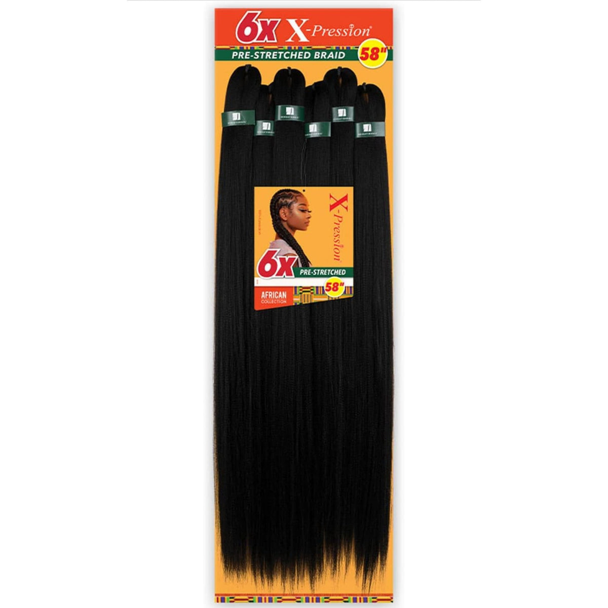 6X X-Pression Pre-Stretched Braid 58"