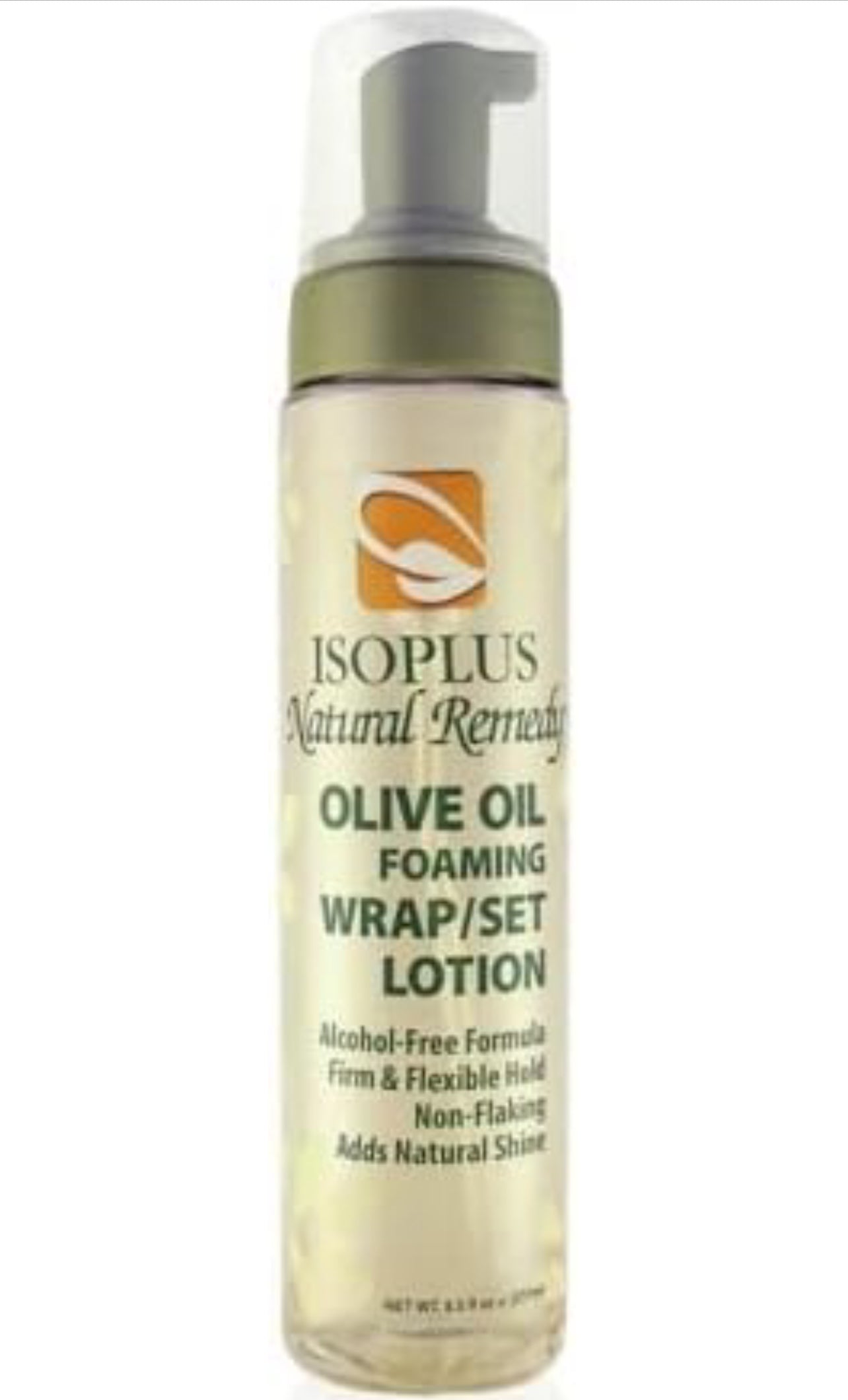 ISOPLUS-Natural Remedy-Olive Oil Foaming Wrap/Set Lotion