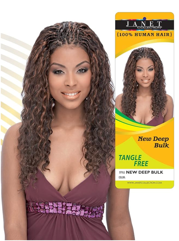 Janet 100% HUMAN HAIR Remy 10" 1B/30