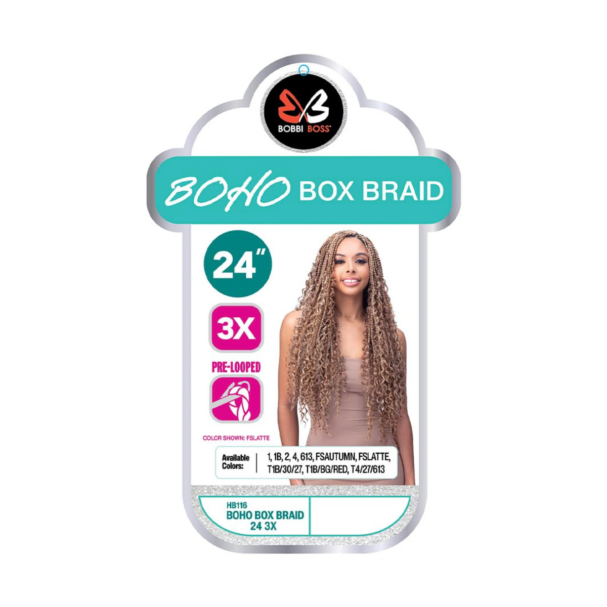 Bobbi-Boss-3X-box braids-24''