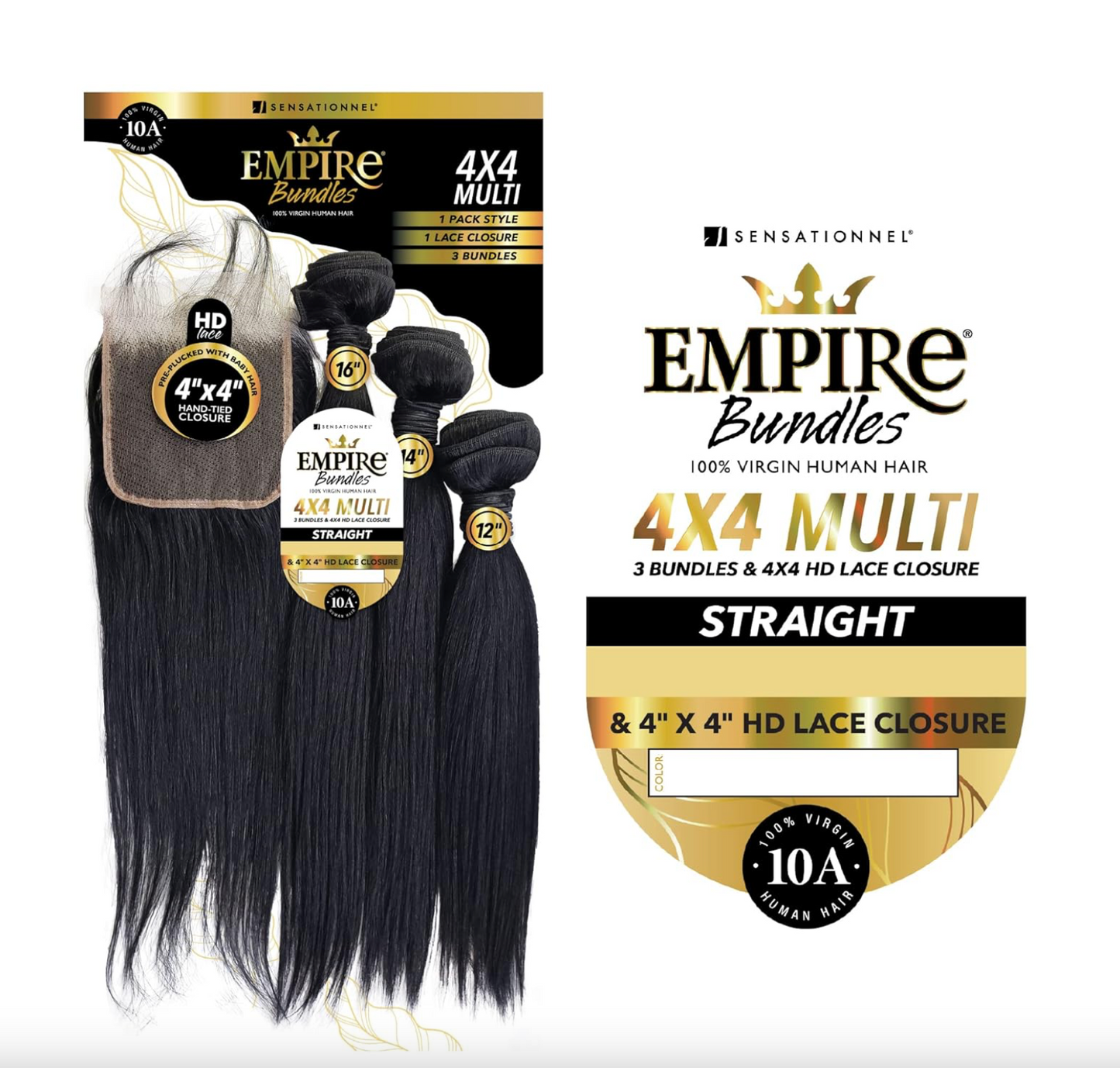 HH STRAIGHT 12,14,16-(EMPIRE BUNDLES 4X4 MULTI PACK)-NATURAL