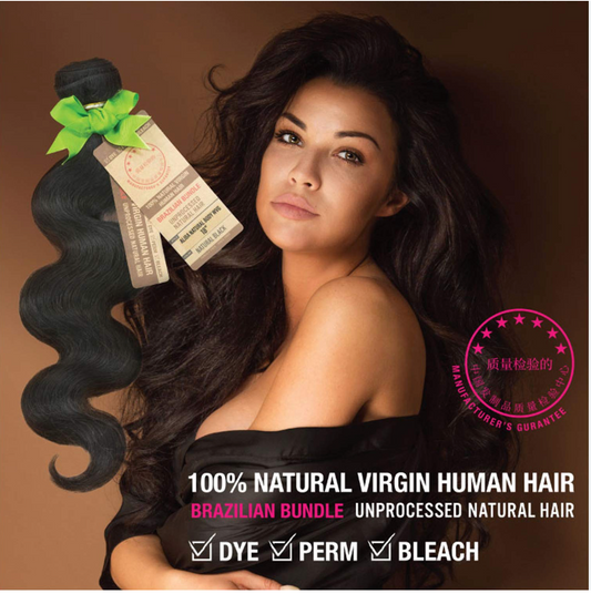 ALIBA-BRAZILIAN-BUNDLE-UNPROCESSED HUMAN HAIR-BODY WAVE